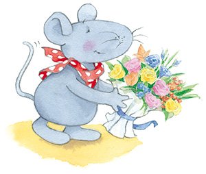 Postkarte Kinderzeitschrift Philipp die Maus